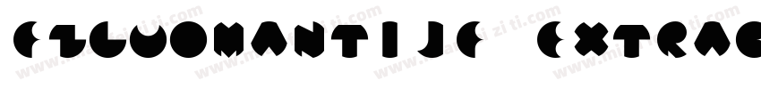 FZLuoManTiJF ExtraBold字体转换
